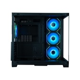 Корпус XASTRA QW500 4ARGB-C10-UC Black ATX/Aquarium/Screewless/4x120mm ARGB PWM FM fans/Argb+PWM HUB 10port/Type-C/ QW500-4FM12A-C10-UC