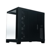 Корпус XASTRA QW500 4ARGB-C10-UC Black ATX/Aquarium/Screewless/4x120mm ARGB PWM FM fans/Argb+PWM HUB 10port/Type-C/ QW500-4FM12A-C10-UC