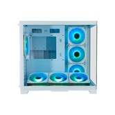 Корпус XASTRA QW500 7ARGB-C10-UC White ATX/Aquarium/Screewless/7x120mm ARGB PWM FM fans/Argb+PWM HUB 10port/Type-C/ QW500-7FM12A-C10-UC-WH