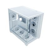 Корпус XASTRA QW500 7ARGB-C10-UC White ATX/Aquarium/Screewless/7x120mm ARGB PWM FM fans/Argb+PWM HUB 10port/Type-C/ QW500-7FM12A-C10-UC-WH