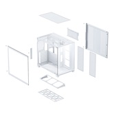 Корпус XASTRA QW500 7ARGB-C10-UC White ATX/Aquarium/Screewless/7x120mm ARGB PWM FM fans/Argb+PWM HUB 10port/Type-C/ QW500-7FM12A-C10-UC-WH