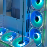 Корпус XASTRA QW500 7ARGB-C10-UC White ATX/Aquarium/Screewless/7x120mm ARGB PWM FM fans/Argb+PWM HUB 10port/Type-C/ QW500-7FM12A-C10-UC-WH