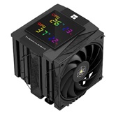 Кулер Thermalright Royal Knight 120 Digital Black LGA115X/1200/1700/1851/2011/2066/ AM4/AM5 (2x120mm PWM Fan, медное основание, 6 тепл. трубок 6мм) / TRRK120DB
