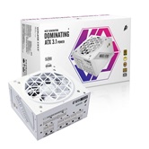 Блок питания 1STPLAYER NGDP GOLD 1200W White / ATX 3.1, PCle 5.1, APFC, 80 PLUS Gold, LLC+DC-DC, full Japan solid-state caps, 120mm fan, full modular / HA-1200BA4-WH