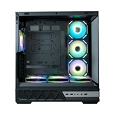 Корпус XASTRA Q700 7ARGB-FS-C10-UC Black ATX/Aquarium/Screewless/7x120mm ARGB PWM Daisy Chain FS fans/Argb+PWM HUB 10port/Type C / Q700-7FS12A-C10-UC