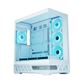 Корпус XASTRA Q700 7ARGB-FS-C10-UC White ATX/Aquarium/Screewless/7x120mm ARGB PWM Daisy Chain FS fans/Argb+PWM HUB 10port/Type C / Q700-7FS12A-C10-UC-WH