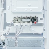 Корпус XASTRA Q700 7ARGB-FS-C10-UC White ATX/Aquarium/Screewless/7x120mm ARGB PWM Daisy Chain FS fans/Argb+PWM HUB 10port/Type C / Q700-7FS12A-C10-UC-WH