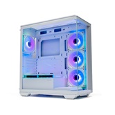 Корпус XASTRA Q600 6ARGB-C10-UC White ATX/Aquarium/Screewless/6x120mm ARGB PWM FM fans/Argb+PWM HUB 10port/ Type-C/ Q600-6FM12A-C10-UC-WH