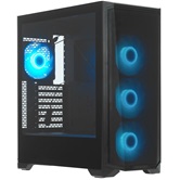 Корпус PHANTEKS Eclipse G370A, Black, 4x120mm ARGB Fan, Nylon front filter, TG, Mid-Tower / PH-EC370A_DBK01R