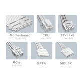 Блок питания PHANTEKS AMP BH 750W (80 Plus Bronze, ATX 3.1, PCIe 5.1, DC-DC, APFC, 120mm Fan, Japanese main capacitors, White) / PH-P750BM_WT01