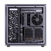Корпус JONSBO Jonsplus BO400CG, TG (aquarium), mini-ITX, mATX, ATX, серый