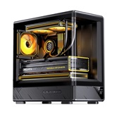 Корпус JONSBO D200 Black, TG (aquarium), mini-ITX, mATX, черный