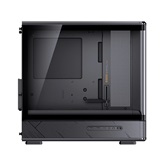 Корпус JONSBO D200 Black, TG (aquarium), mini-ITX, mATX, черный