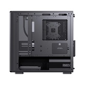 Корпус JONSBO D200 Black, TG (aquarium), mini-ITX, mATX, черный