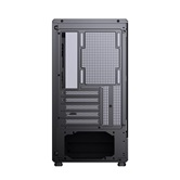 Корпус JONSBO D200 Black, TG (aquarium), mini-ITX, mATX, черный