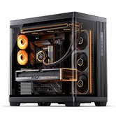 Корпус JONSBO TK-4 Black, TG (aquarium), mini-ITX, mATX, ATX, черный