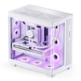 Корпус JONSBO TK-4 White, TG (aquarium), mini-ITX, mATX, ATX, белый