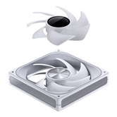 Вентилятор JONSBO ZA-140W 140х140х28мм (28шт/кор, PWM, ARGB LED, 700-1800об/мин, белый) Retail