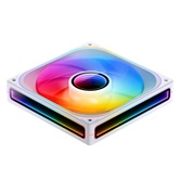 Вентилятор JONSBO ZA-140W 140х140х28мм (28шт/кор, PWM, ARGB LED, 700-1800об/мин, белый) Retail