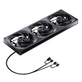 Вентилятор JONSBO ZA-420B (3 in 1) 422х143х28мм (10шт/кор, PWM, ARGB LED, 700-1800об/мин, черный) Retail