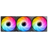 Вентилятор JONSBO ZW-140BR (3 in 1) 420х140х26мм REVERSE (16шт/кор, PWM, ARGB LED, 800-1400об/мин, черный) Retail