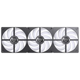 Вентилятор JONSBO ZW-140BR (3 in 1) 420х140х26мм REVERSE (16шт/кор, PWM, ARGB LED, 800-1400об/мин, черный) Retail