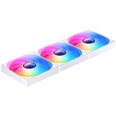 Вентилятор JONSBO ZW-140WR (3 in 1) 420х140х26мм REVERSE (16шт/кор, PWM, ARGB LED, 800-1400об/мин, белый) Retail
