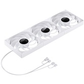 Вентилятор JONSBO ZW-140WR (3 in 1) 420х140х26мм REVERSE (16шт/кор, PWM, ARGB LED, 800-1400об/мин, белый) Retail