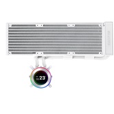 Система водяного охлаждения Lian Li HydroShift II LCD-C 360N (GHS2LCD36W WHITE) /  W/O Fans / G89.GHS2LCD36W.R0
