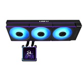 Система водяного охлаждения Lian Li HydroShift II LCD-S 360CL (GHS2LCDS36CB BLACK) / 3.4" IPS LCD / 3x120mm ARGB PWM Fans / G89.GHS2LCDS36CB.R0