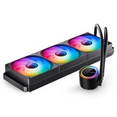 Комплект водяного охлаждения JONSBO TG-420 ARGB Black LGA 1851/1700/1200/115X/AM5/AM4 (4шт/кор, TDP 300W, ARGB FAN and PUMP, PWM, TRIPLE FAN 140mm) RET