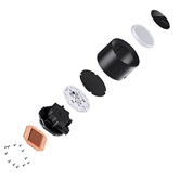 Комплект водяного охлаждения JONSBO TG-420 ARGB Black LGA 1851/1700/1200/115X/AM5/AM4 (4шт/кор, TDP 300W, ARGB FAN and PUMP, PWM, TRIPLE FAN 140mm) RET