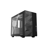 Корпус Powercase TX5, TG, Type-C, No Fans, чёрный, ATX  (CTX5AB-F0)