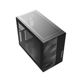 Корпус Powercase TX5, TG, Type-C, No Fans, чёрный, ATX  (CTX5AB-F0)