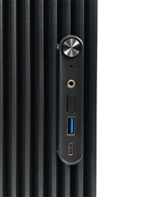 Корпус Powercase TX5, TG, Type-C, No Fans, чёрный, ATX  (CTX5AB-F0)