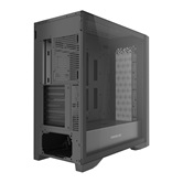 Корпус Powercase ByteFlow Pro, Black, Tempered Glass, Type-C, W/O fans, чёрный, E-ATX  (CH9GPB-F0)