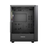 Корпус Powercase ByteFlow Black V2, Tempered Glass, 4x 120mm ARGB fans, чёрный, ATX  (CBFB-A4-V2)