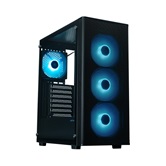 Корпус XASTRA  A300 4ARGB  Black ATX/Mesh/ full-size TG / 4x120mm FC120 ARGB PWM fans/ A300-4FC12A