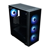 Корпус XASTRA  A300 4ARGB  Black ATX/Mesh/ full-size TG / 4x120mm FC120 ARGB PWM fans/ A300-4FC12A