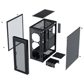 Корпус XASTRA  A300 4ARGB  Black ATX/Mesh/ full-size TG / 4x120mm FC120 ARGB PWM fans/ A300-4FC12A