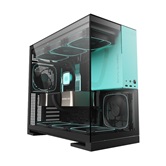 Корпус Geometric Future Model 5 Black Blue with fans / mid tower, E-ATX / 5x140mm ARGB fans / 1AM5WKBB00110