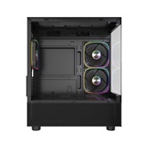 Корпус Powercase Vision Micro M2 ARGB, Tempered Glass, 3x 120mm ARGB PWM Fan, чёрный, mATX  (CVMBM2-A3)