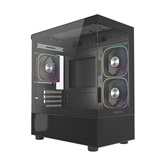 Корпус Powercase Vision Micro M2 ARGB, Tempered Glass, 3x 120mm ARGB PWM Fan, чёрный, mATX  (CVMBM2-A3)