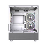 Корпус Powercase Vision Micro M2 ARGB, Tempered Glass, 3x 120mm ARGB PWM Fan, белый, mATX  (CVMWM2-A3)