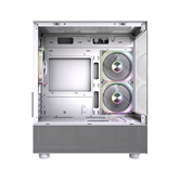 Корпус Powercase Vision Micro M2 ARGB, Tempered Glass, 3x 120mm ARGB PWM Fan, белый, mATX  (CVMWM2-A3)