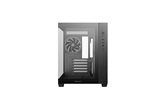 Корпус Deepcool CG330 3F, TG (aquarium), 3x120mm ARGB Fan, mini-ITX, mATX, черный