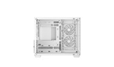 Корпус Deepcool CG330 3F WH, TG (aquarium), 3x120mm ARGB Fan, mini-ITX, mATX, белый