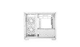 Корпус Deepcool CG330 3F WH, TG (aquarium), 3x120mm ARGB Fan, mini-ITX, mATX, белый