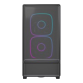 Корпус Powercase AX5, Black, TG, Type-C, 2x 140mm +3x 120mm ARGB PWM Fans, ARGB+PWM HUB, Nylon filters, чёрный, ATX  (CJXA-A5)