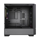 Корпус Powercase AX5, Black, TG, Type-C, 3x 140mm +2x 120mm ARGB PWM Fans, ARGB+PWM HUB, Nylon filters, чёрный, ATX  (CJXA-A5)